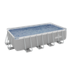 Dellonda Deluxe Steel Frame Swimming Pool with Filter Pump 18ft