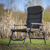 Dellonda Portable Reclining Chair with Armrests