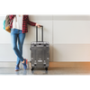 Dellonda Lightweight ABS Luggage Set 3pc - Silver