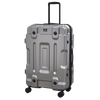 Dellonda Lightweight ABS Luggage Set 3pc - Silver