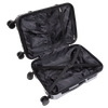 Dellonda Lightweight ABS Luggage Set 3pc - Silver