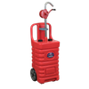 Mobile Dispensing Tank with Oil Rotary Pump 55L - Red