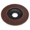 115mm Aluminium Oxide Flap Discs 40Grit 22mm Bore - Pack of 10
