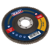 115mm Aluminium Oxide Flap Discs 60Grit 22mm Bore - Pack of 10