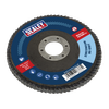 115mm Zirconium Flap Discs 80Grit 22mm Bore - Pack of 10