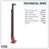 Farm Jack 1500mm 2 Tonne Capacity