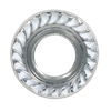 Zinc Plated Serrated Flange Nut M10 - Pack of 100