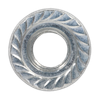 Zinc Plated Serrated Flange Nut M12 - Pack of 50