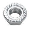 Zinc Plated Serrated Flange Nut M12 - Pack of 50