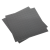 Vinyl Floor Tile with Peel & Stick Backing Silver Coin - Pack of 16