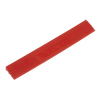 Polypropylene Floor Tile Edge 400 x 60mm, Red Male - Pack of 6