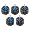 40 x 30mm Abrasive Flap Wheel with 6mm Shaft 60Grit - Pack of 5