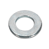 Zinc Plated Form A Flat Washer M4 x 9mm, DIN 125 - Pack of 100
