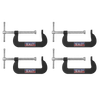 Junior C-Clamp Set 76 x 35mm 4pc