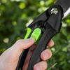 Bypass Secateurs with Soft Grip Handle, Safety Lock & Carbon Steel Blade, 208mm