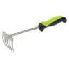 Hand Rake with Soft Grip Handle & Stainless Steel Tines 310mm