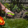 2-In-1 Garden Hand Tool with Soft Grip Handle & Stainless Steel Tines/Blade