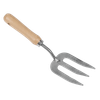 Premier Garden Hand Fork with Ash Handle & Stainless Steel Tines