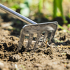 Premier Garden Hand Rake with Short Ash Handle & Stainless Steel Tines