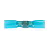 Heat Shrink Butt Connector with Crimp & Solder, Blue - Pack of 25