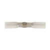 Heat Shrink Butt Connector with Crimp & Solder, Clear - Pack of 25