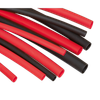 Heat Shrink Tubing Assortment 50 & 100mm 180pc - Black & Red