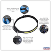 Rechargeable Head Torch with Auto-Sensor 5W COB & 3W LED