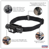 Rechargeable Head Torch 10W SMD LED