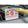 Hybrid/Electric Vehicle Warning Sign