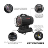Infrared Space Warmer® Kerosene/Diesel Heater 68,000Btu/hr
