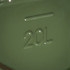 Screw Cap Metal Jerry Can 20L - Green