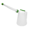 Oil Container with Flexible Spout 5L - Green Lid