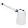 Oil Containers with Lid & Flexible Spout 5L - Set of 5