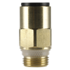 John Guest® Brass SuperThread Straight Adaptor 12mm x 3/8"BSP - Pack of 2