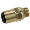 John Guest® Brass SuperThread Straight Adaptor 6mm x 1/8"BSP - Pack of 2