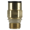 John Guest® Brass SuperThread Straight Adaptor 8mm x 1/4"BSP - Pack of 2