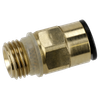 John Guest® Brass SuperThread Straight Adaptor 8mm x 1/4"BSP - Pack of 2