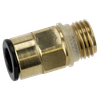 John Guest® Brass SuperThread Straight Adaptor 8mm x 1/4"BSP - Pack of 2