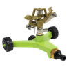 Pulsating Sprinkler with Metal Wheeled Base
