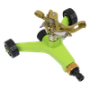 Pulsating Sprinkler with Metal Wheeled Base
