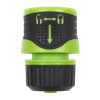 Soft-Touch Hose Connector With Water Stop & Lock 1/2"-5/8"