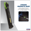 Rechargeable Slim Folding Pocket Light 2 COB & 1 SMD LED - Green