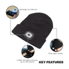 Rechargeable USB Beanie Hat 1W SMD LED