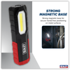 Rechargeable Inspection Light 3W COB & 2W SMD LED