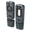 Rechargeable 360° Inspection Light 3W COB & 1W SMD LED - Carbon Fibre Effect