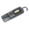 Rechargeable 360° Inspection Light 3W COB & 1W SMD LED - Carbon Fibre Effect