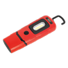 Rechargeable 360° Inspection Light 3W COB & 1W SMD LED - Red