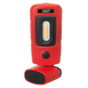 Rechargeable 360° Inspection Light 3W COB & 1W SMD LED - Red