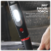 Rechargeable 360° Inspection Light 4W & 3W SMD LED - Black