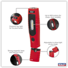 Rechargeable 360° Inspection Light 4W & 3W SMD LED - Red